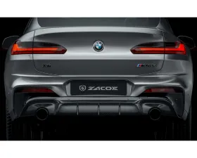 Zacoe Carbon Fiber Rear Diffuser BMW X4 G02 M30i | M40i 2019-2022