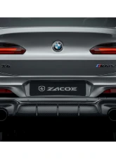 Zacoe Carbon Fiber Rear Diffuser BMW X4 G02 M30i | M40i 2019-2022                                     - BM-G02-RD - Image 3