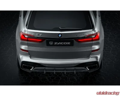 Zacoe Carbon Fiber Rear Diffuser BMW X7 G07 M40i | M50i 2019-2021 - BM-G07-RD