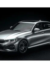 Zacoe Carbon Fiber Side Skirts Pair BMW 3 Series G20 2019-2022                                     - BM-G20-SS/L - Image 6