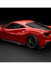 Zacoe Carbon Fiber 4pc Side Skirts Set Ferrari 488 GTB 2015-2021                                     - FR-488-SS/L-01 - Image 5