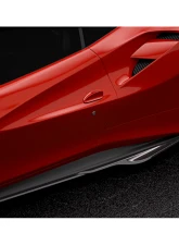 Zacoe Carbon Fiber 4pc Side Skirts Set Ferrari 488 GTB 2015-2021                                     - FR-488-SS/L-01 - Image 7