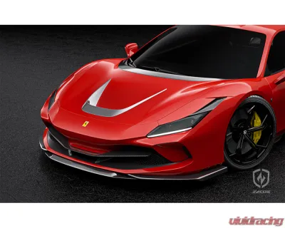 Zacoe Carbon Fiber 3pc Front Lip Set Ferrari F8 Tributo 2020-2022 - FR-F8-FL-01