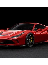 Zacoe Carbon Fiber 3pc Front Lip Set Ferrari F8 Tributo 2020-2022                                     - FR-F8-FL-01 - Image 7