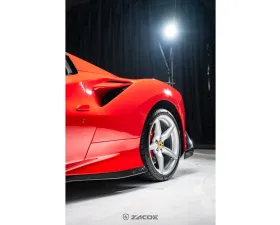 Zacoe Carbon Fiber Rear Side Flaps Pair Ferrari F8 Tributo 2020-2022