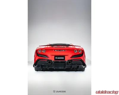 Zacoe Carbon Fiber 5pc Rear Wing Set Ferrari F8 Tributo 2020-2022 - FR-F8-RWG/L