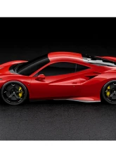 Zacoe Carbon Fiber Side Skirts Pair Ferrari F8 Tributo 2020-2022                                     - FR-F8-SS/L-01 - Image 2