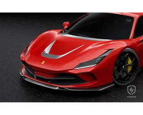 Zacoe Carbon Fiber Front Trunk Air Splitter Ferrari F8 Tributo 2020-2022