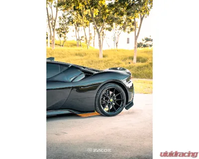 Zacoe Carbon Fiber Rear Side Flaps Pair Ferrari SF90 Stradale 2020-2024 - FR-SF90-RD/L