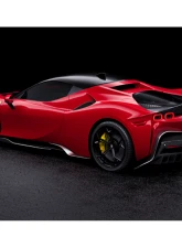 Zacoe Carbon Fiber Rear Side Flaps Pair Ferrari SF90 Stradale 2020-2024                                     - FR-SF90-RD/L - Image 3