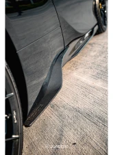 Zacoe Carbon Fiber Side Skirts 2 Pair Ferrari SF90 Stradale 2020-2024                                     - FR-SF90-SS/L-01 - Image 4