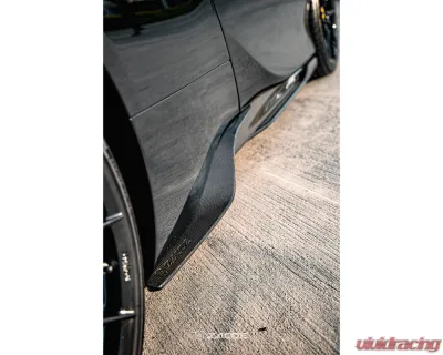 Zacoe Carbon Fiber Side Skirts 2 Pair Ferrari SF90 Stradale 2020-2024 - FR-SF90-SS/L-01
