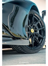Zacoe Carbon Fiber Side Skirts 2 Pair Ferrari SF90 Stradale 2020-2024                                     - FR-SF90-SS/L-01 - Image 2