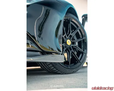 Zacoe Carbon Fiber Side Skirts 2 Pair Ferrari SF90 Stradale 2020-2024 - FR-SF90-SS/L-01