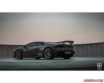 Zacoe Carbon Fiber 7pc Rear Diffuser Set Lamborghini Huracan LP610-4 2014-2019 - LM-610-RD-01