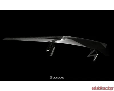 Zacoe Carbon Fiber 3pc Rear Wing Set Lamborghini Huracan LP610-4 2014-2019 - LM-610-RW-01