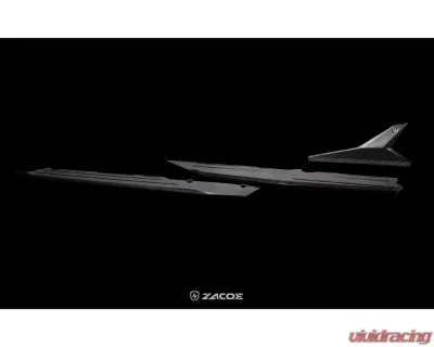 Zacoe Carbon Fiber 6pc Side Skirts Set Version 1 Lamborghini Huracan LP610-4 2014-2019 - LM-610-SS/L-01