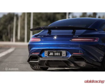 Zacoe Carbon Fiber 3pc Rear Wing Set Mercedes-Benz AMG GT 2015-2021 - MA-M178GTS-RW-01