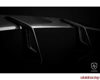 Zacoe Carbon Fiber 3pc Rear Wing Set McLaren 570S 2016+ - MC-570s-RW-01