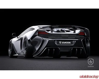Zacoe Carbon Fiber 4pc Rear Bumper Sides Set McLaren 650S 2015-2017 - MC-650-RBS-01