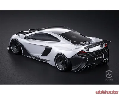 Zacoe Carbon Fiber 4pc Rear Bumper Sides Set McLaren 650S 2015-2017 - MC-650-RBS-01