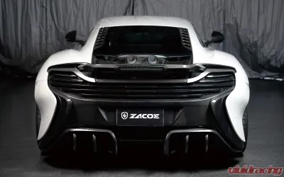 Zacoe Carbon Fiber 6pc Rear Diffuser Set McLaren 650S 2015-2017 - MC-650-RDLB-01
