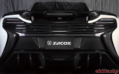 Zacoe Carbon Fiber 6pc Rear Diffuser Set McLaren 650S 2015-2017 - MC-650-RDLB-01