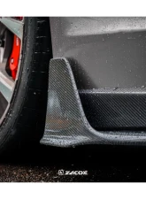 Zacoe Carbon Fiber 2pc Front Lip Set Porsche Taycan | 4S 2020+                                     - PH-TAC-FL-01 - Image 8