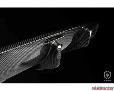 Zacoe Carbon Fiber Rear Diffuser Center Porsche Taycan | 4S 2020+ - PH-TAC-RD-01