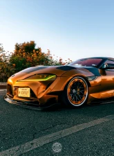 Zacoe Carbon Fiber 17pc Wide Body Kit FRP Toyota Supra MK5 A90 2020+                                     - TY-A90-GF-FL - Image 7