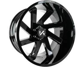 Arkon Off-Road Lincoln Wheel 22x14 8x6.5 -81 Left Directional Gloss Black w/ Milled Edges