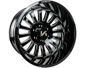 Arkon Off-Road Alexander Wheel 20x12 8x6.5 -51 Left Directional Gloss Black w/ Milled Edges