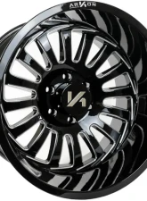 Arkon Off-Road Alexander Wheel 20x12 8x6.5 -51 Right Directional Gloss Black w/ Milled Edges                                     - K12120208245R - Image 7