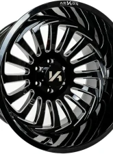 Arkon Off-Road Alexander Wheel 22x14 8x6.5 -81 Gloss Black Milled Alloy Multi-Spoke                                     - K12122408243R - Image 7