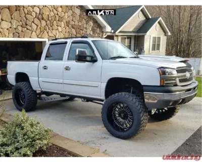 Arkon Off-Road Alexander Wheel 22x14 8x6.5 -81 Gloss Black Milled Alloy Multi-Spoke - K12122408243R