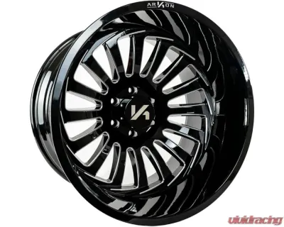Arkon Off-Road Alexander Wheel 22x14 6x5.5 -81 Gloss Black Milled Alloy, True Directional - K12122408343L