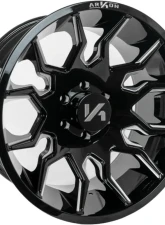 Arkon Off-Road Roosevelt Wheel 20x10 8x6.5 -25 Gloss Black w/ Milled Edges                                     - K13120108245 - Image 7