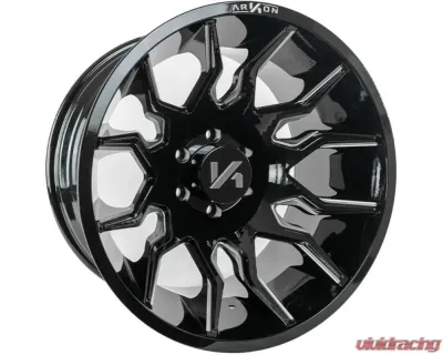 Arkon Off-Road Roosevelt Wheel 20x12 6x5.5 -51 Gloss Black w/ Milled Edges - K13120208345
