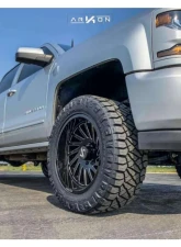 Arkon Off-Road Caesar Wheel 20x10 6x135 -25 Gloss Black with Milled Edges                                     - K14120108945R - Image 6