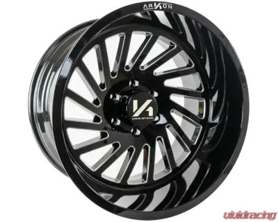 Arkon Off-Road Caesar 20x12 Wheels 6x135 -51 Offset Gloss Black with Milled Edges - K14120208945L
