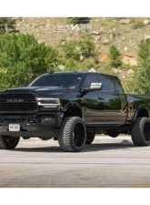 Arkon Off-Road Caesar Wheel 24x14 8x6.5 -81 Gloss Black Milled Edges Alloy                                     - K14124408243L - Image 7