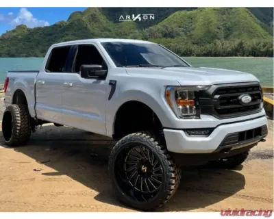 Arkon Off-Road Caesar Wheel 24x14 8x6.5 -81 Gloss Black Milled Edges Alloy - K14124408243R