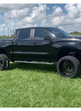 Arkon Off-Road Caesar Wheel 24x14 8x6.5 -81 Gloss Black Milled Edges Alloy                                     - K14124408243R - Image 5