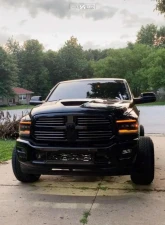 Arkon Off-Road Caesar Wheel 24x14 6x5.5 -81 Gloss Black Milled Alloy Left Directional                                     - K14124408343L - Image 3