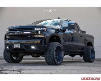 Arkon Off-Road Caesar Wheel 24x14 8x6.5 -81 Left Directional Anthracite Metallic Gray - K14822408243L