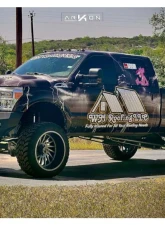 Arkon Off-Road Caesar Wheel 24x14 8x6.5 -81 Left Directional Anthracite Metallic Gray                                     - K14822408243L - Image 3