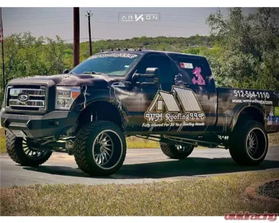 Arkon Off-Road Caesar Wheel 24x14 8x6.5 -81 Left Directional Anthracite Metallic Gray - K14822408243L