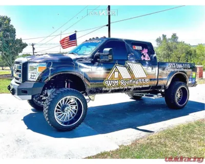 Arkon Off-Road Caesar Wheel 24x14 8x6.5 -81 Left Directional Anthracite Metallic Gray - K14822408243L