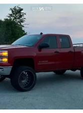 Arkon Off-Road Caesar Wheel 24x14 8x6.5 -81 Left Directional Anthracite Metallic Gray                                     - K14822408243L - Image 5