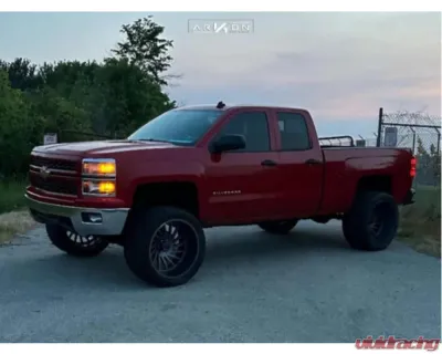 Arkon Off-Road Caesar Wheel 24x14 8x6.5 -81 Left Directional Anthracite Metallic Gray - K14822408243L